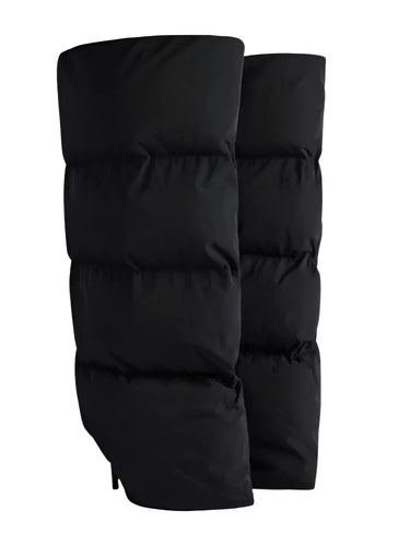 Fashion Catwalk Boots Women's Knee-High Stiletto Boots Dress Winter Pull On Plus Size Boots, Drestiny, Knee Highs, Boots, Heels, High Heels, Stilettos, Black, 5, 6, 6.5, 7, 7.5, 8, 9, 9.5, 10, 10.5, Custom_Made, United States, USA, Australia, New Zealand, Canada, High-heeled knee boots, Black stiletto boots, knee high boots, Catwalk boots, avant garde boots, high fashion boots, runway boots, statement boots, shopdrestiny.com